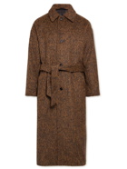 A Kind Of Guise - Deniro Belted Virgin Wool-Blend Coat - Brown