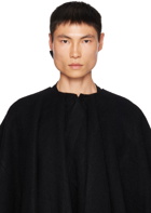 Rick Owens Black Open Trunk Single Earring