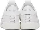 Valentino Garavani White Low-Top Calfskin VL7N Sneakers