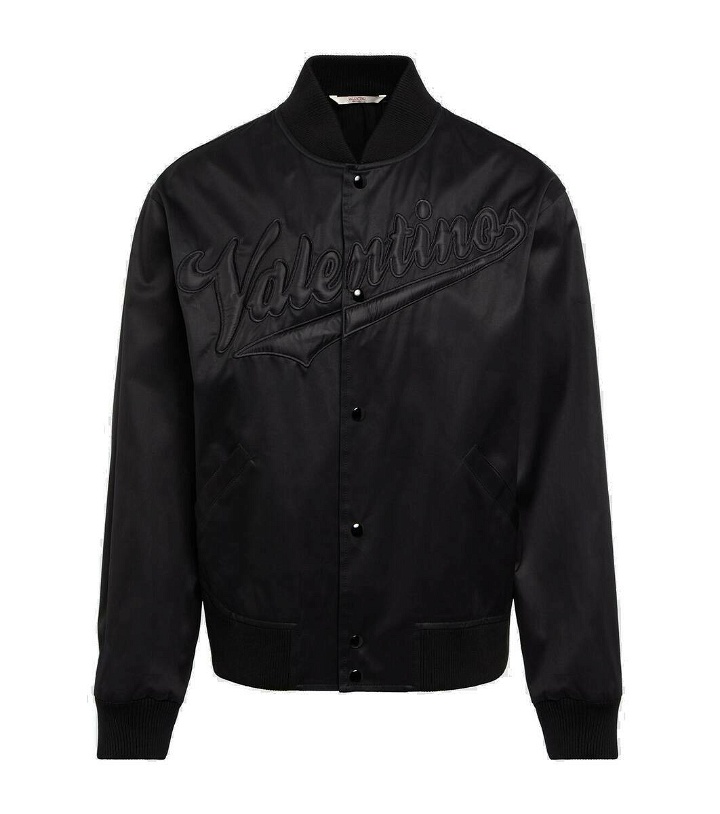 Photo: Valentino Varsity cotton jacket