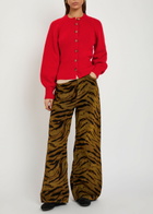 Guest In Residence Sculpted Cashmere Cardigan Red