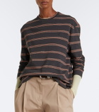 Jil Sander Striped cotton T-shirt