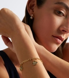 FoundRae Infinite Gratitude, Reverie, and Blossoms 18kt gold bracelet with gemstones