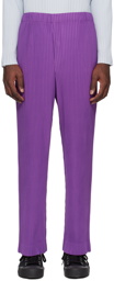 HOMME PLISSÉ ISSEY MIYAKE Purple Monthly Color January Trousers