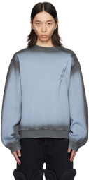 Y/Project Blue Pinched Logo Sweatshirt