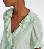 Dôen Henri ruffled cotton top