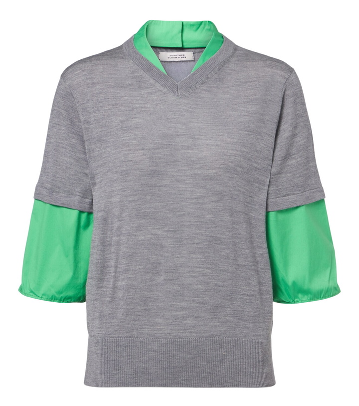 Photo: Dorothee Schumacher Layered virgin wool top