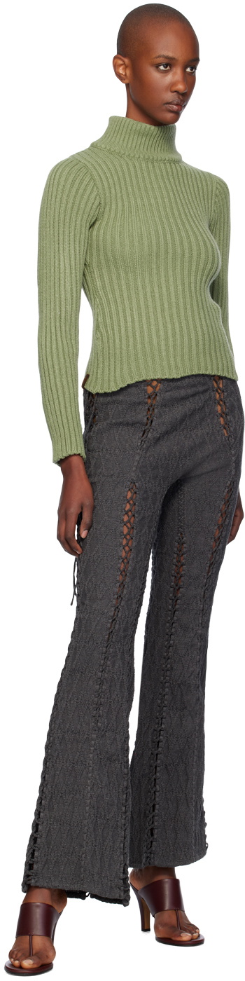 Isa Boulder Gray Louise Flare Lounge Pants