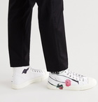 Valentino - Valentino Garavani Logo-Appliquéd Floral-Print Canvas High-Top Sneakers - White