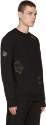 PS by Paul Smith Black Regular Fit Graphic Sweatshirt