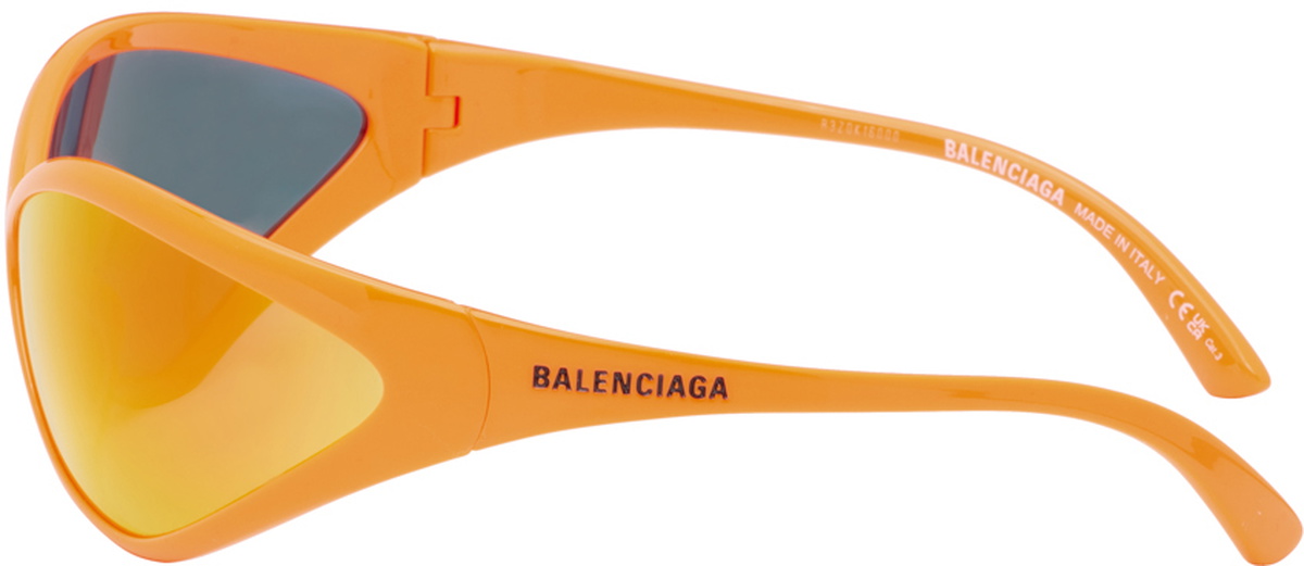 Balenciaga Orange '90s Sunglasses Balenciaga