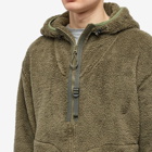 Garbstore Men's Fleece Zip Hoody in Olive