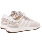 adidas Originals - I-5923 Suede-Trimmed Neoprene Sneakers - Men - Light gray