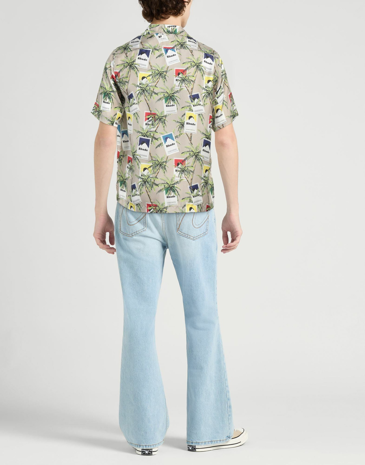Rhude Mens Shirt Taupe