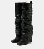 The Attico Rea leather knee-high boots