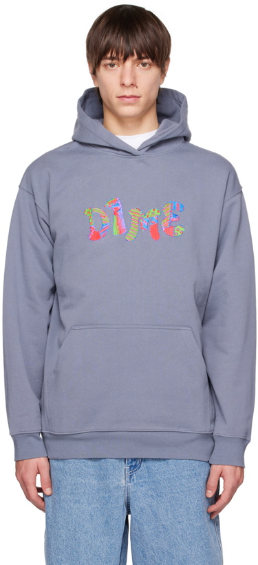 Photo: Dime Gray Embroidered Hoodie