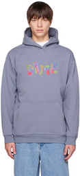 Dime Gray Embroidered Hoodie