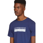 Saturdays NYC Blue Saturdays Bar Overlap T-Shirt