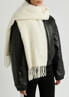 Canada Goose Fringed Alpaca-blend Scarf - Beige - One Size