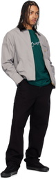 Carhartt Work In Progress Black Single Knee Jeans