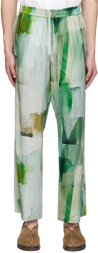 Photo: LE17SEPTEMBRE Green Printed Trousers