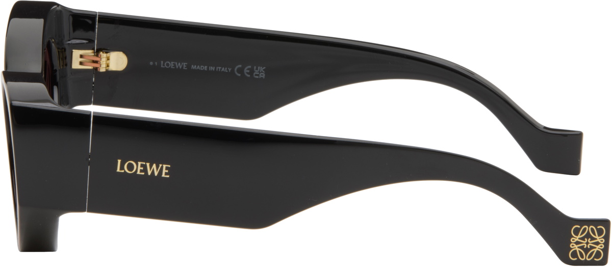 LOEWE Black Paula's Ibiza Goggle Cat-Eye Sunglasses