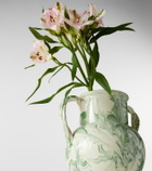 Cabana Marbled ceramic vase