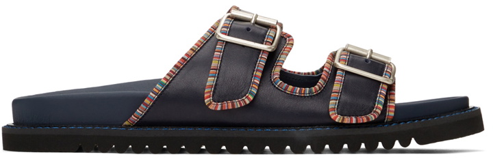 Photo: Paul Smith Navy Phoenix Sandals