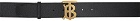 Burberry Reversible Black TB Belt