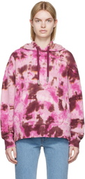 AMI Alexandre Mattiussi Pink Cotton Hoodie