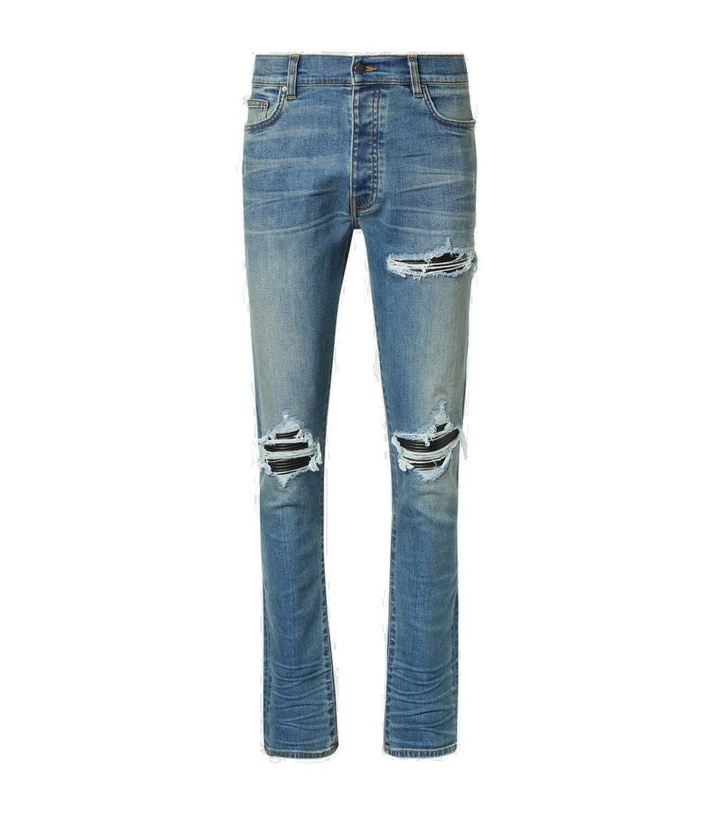 Photo: Amiri MX1 distressed skinny jeans