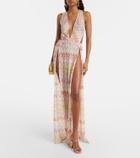 Missoni Open-back lamé jumpsuit