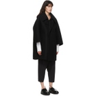 Fumito Ganryu Black Wool Vintage Coat