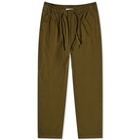 YMC Men's Herringbone Alva Skate Trouser in Dark Olive