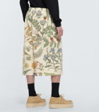 Loewe - Floral printed drawstring shorts