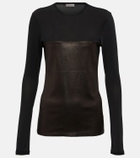 Stouls Maeve lamb leather T-shirt