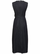 'S MAX MARA Lucilla Denim Sleeveless Midi Dress