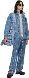 Andersson Bell Blue Layered Denim Jacket