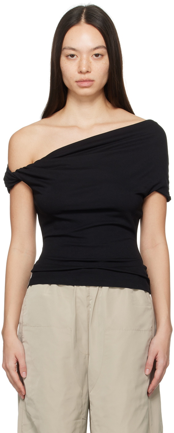 Paris Georgia SSENSE Exclusive Black Ida T-Shirt