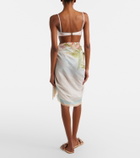 Zimmermann Como printed cotton beach cover-up