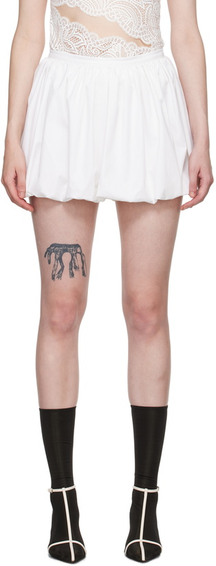 Photo: Beaufille White Maro Miniskirt