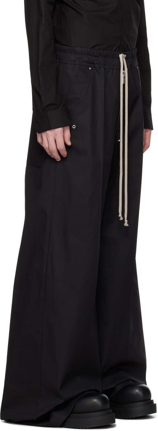 Rick Owens Black Geth Bela Trousers Rick Owens