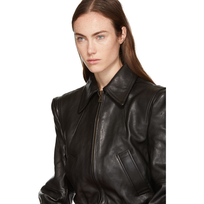 R13 Black Leather Americana Jacket R13