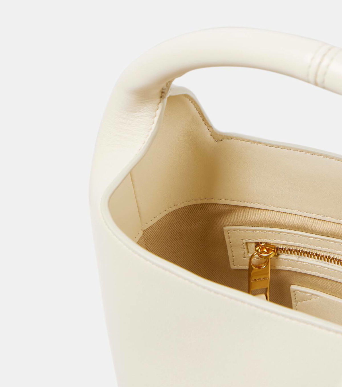 Jacquemus Le Petit Tourni Mini leather bucket bag Jacquemus