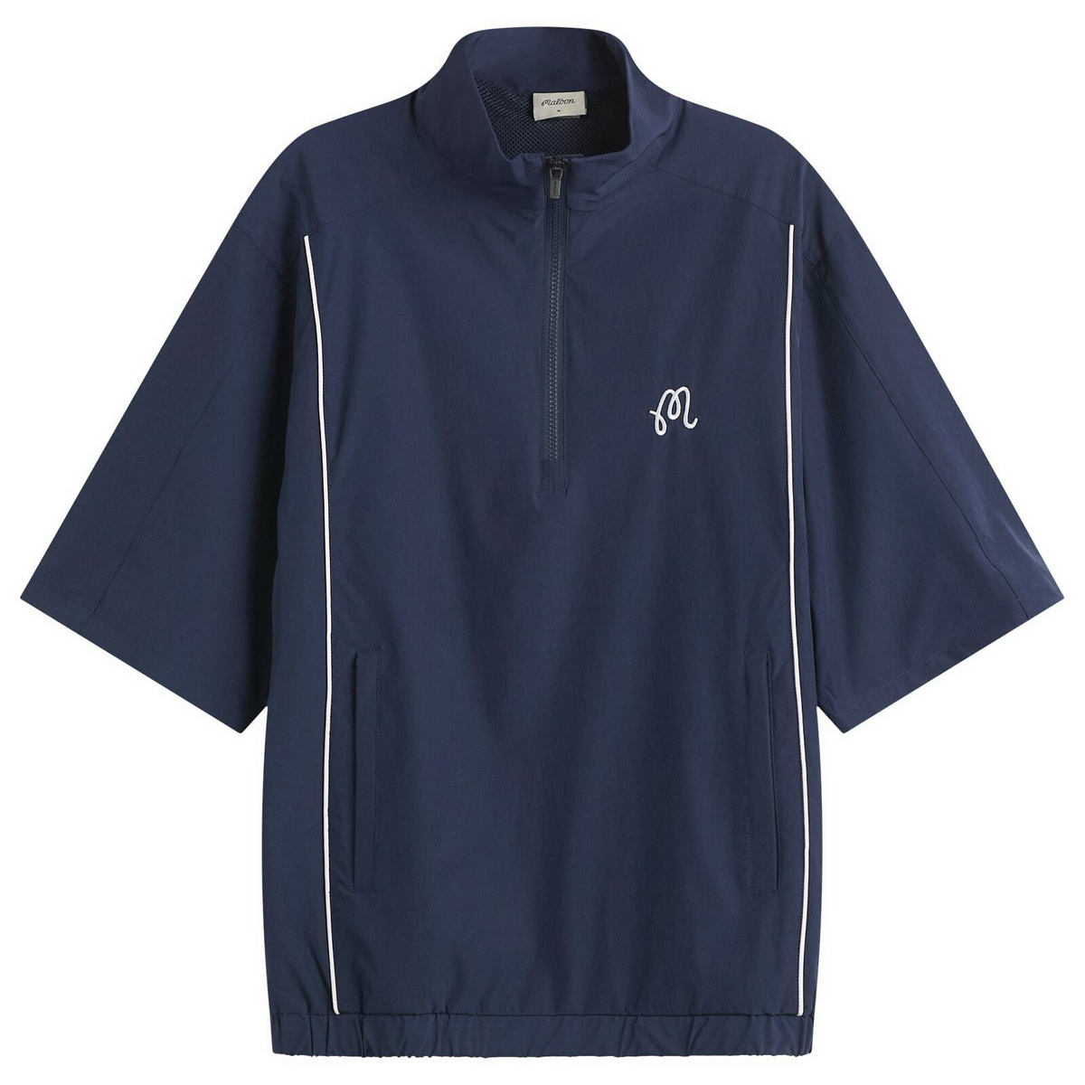 Malbon Men's Links Wind Shirt in Navy