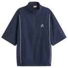 Malbon Men's Links Wind Shirt in Navy