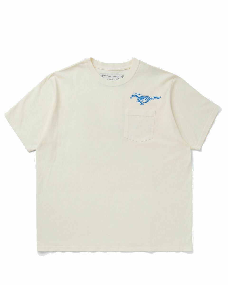 Photo: One Of These Days Mustang Cross Tee White - Mens - Shortsleeves