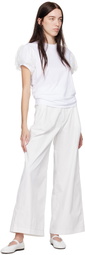 Kika Vargas White Olympe Trousers