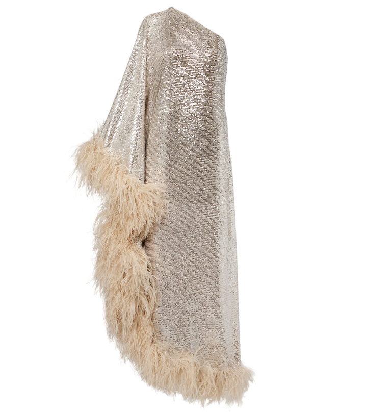 Photo: Taller Marmo Ubud feather-trimmed sequined gown