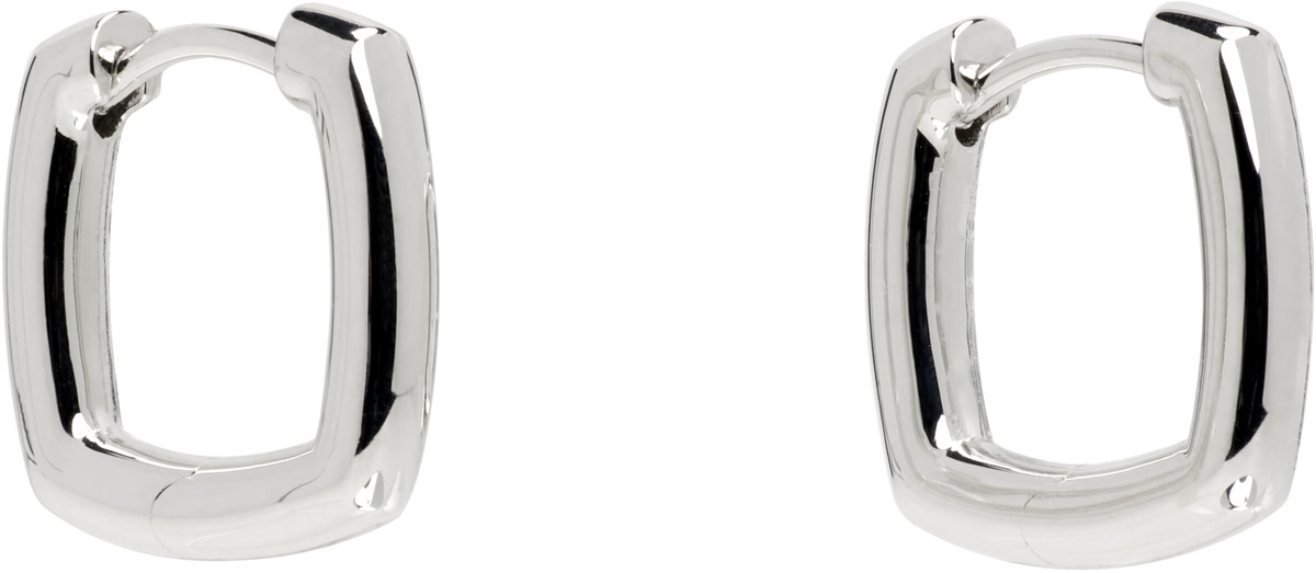 Tom Wood Frame Hoops Small Earrings